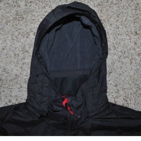 Mens Winter Jacket Hemisphere Black M Wind Water Resistant Down Alt Fill Hooded - Picture 3 of 8